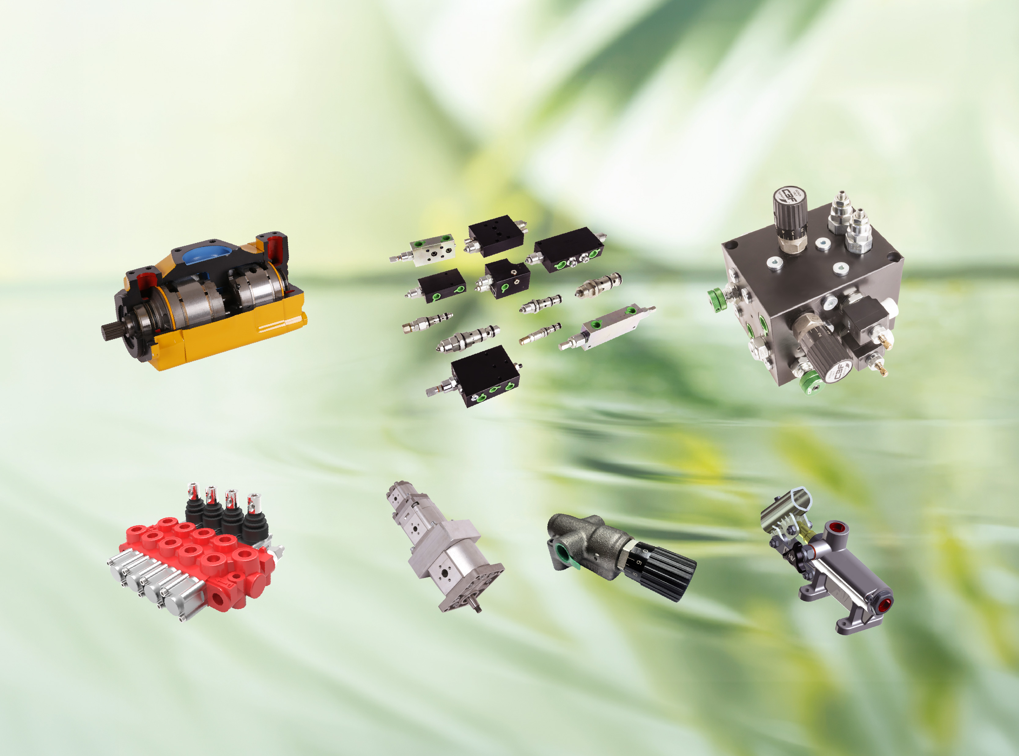 Composants hydrauliques distribués par HYDEA